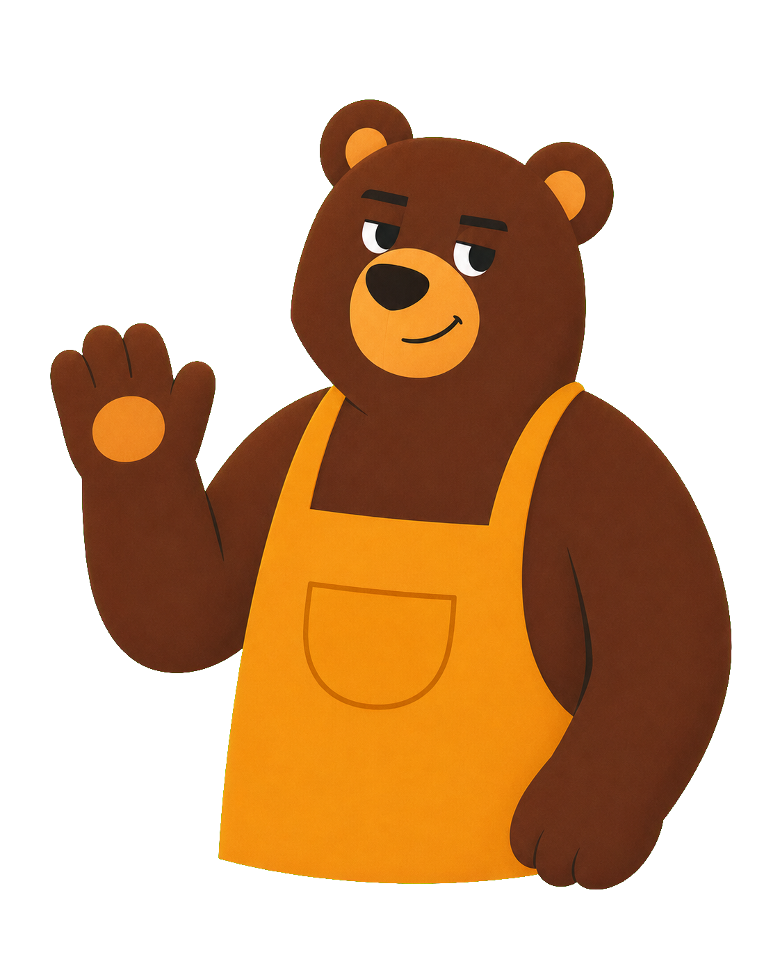 SmartCart bear waving